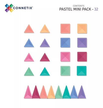 CONNETIX Pastel Mini Pack 32 Pieces