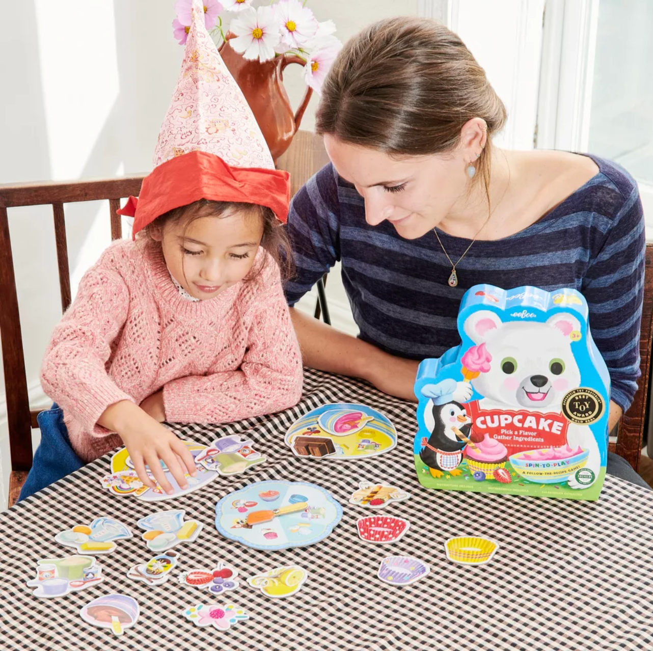 Cupcake Shaped Spinner Game
