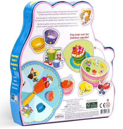 Cupcake Shaped Spinner Game