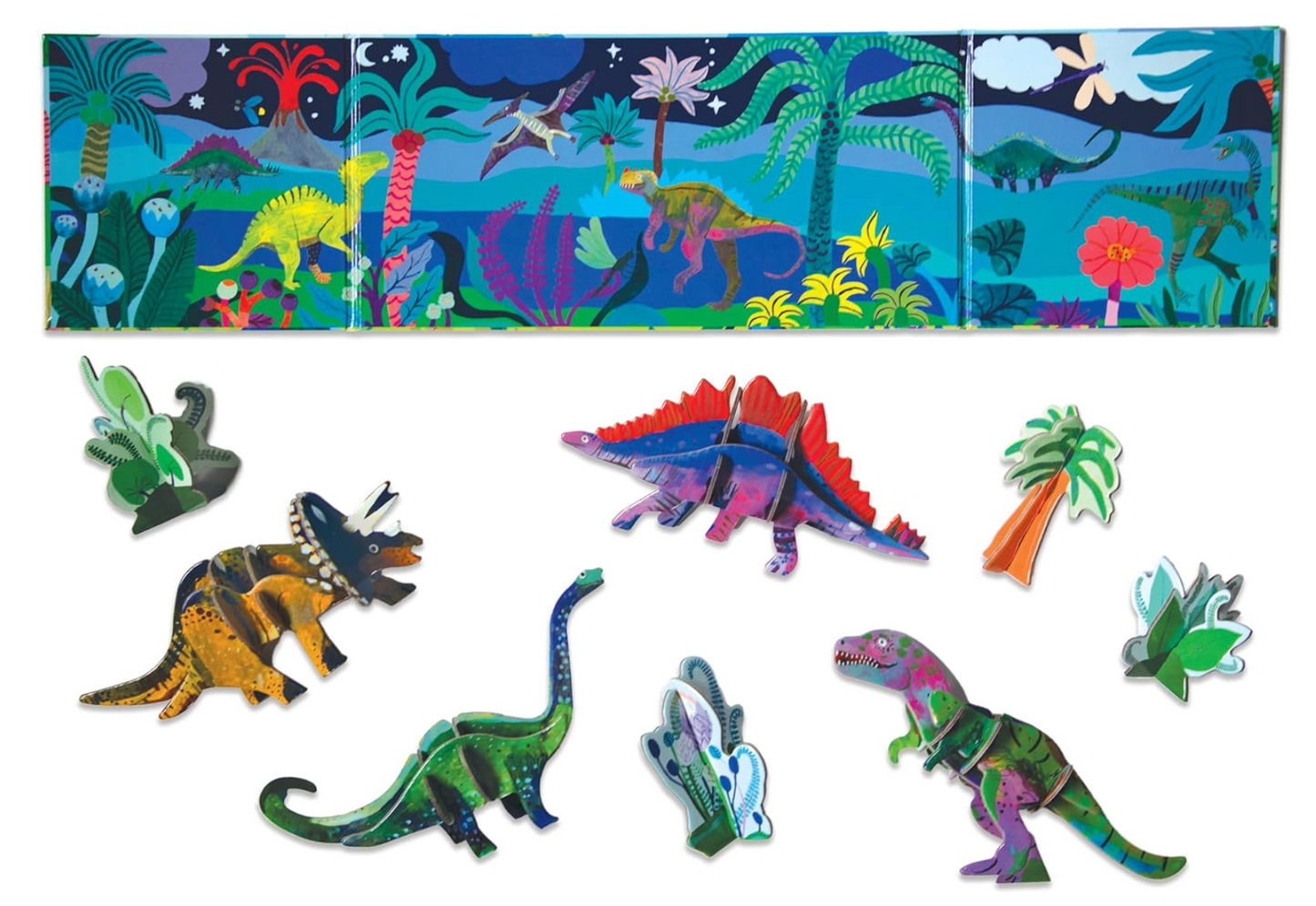 Dino 3D Glow in the Dark Play Set