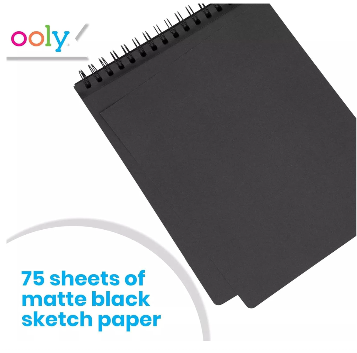 DIY Cover Black Paper Sketchbook 5x7.5