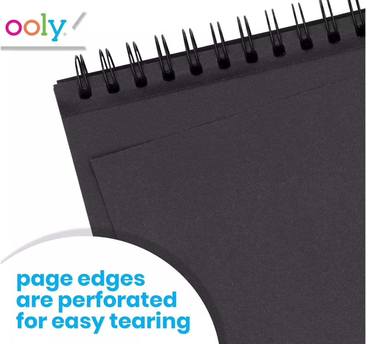 DIY Cover Black Paper Sketchbook 5x7.5