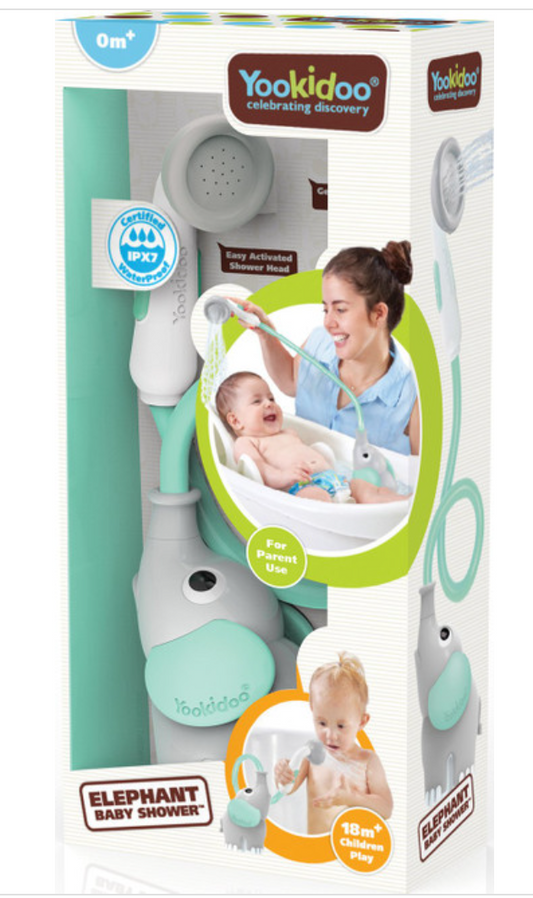 Elephant Baby Shower Turquoise