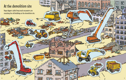 First Sticker Book: Diggers