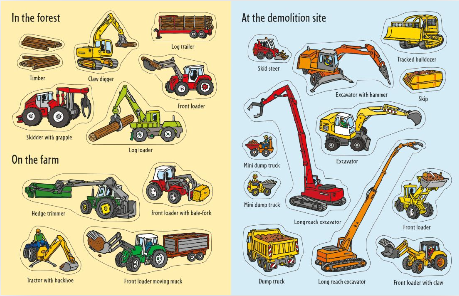 First Sticker Book: Diggers