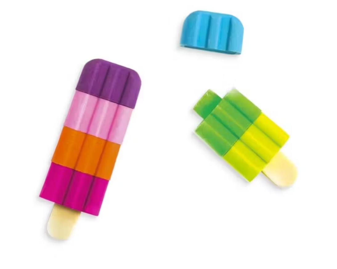 Icy Pops Scented Puzzle Erasers
