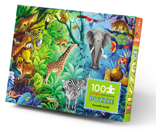 Holographic Jungle Paradise Puzzle 100 Pc.