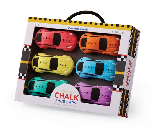 Sidewalk Chalk - Race Cars