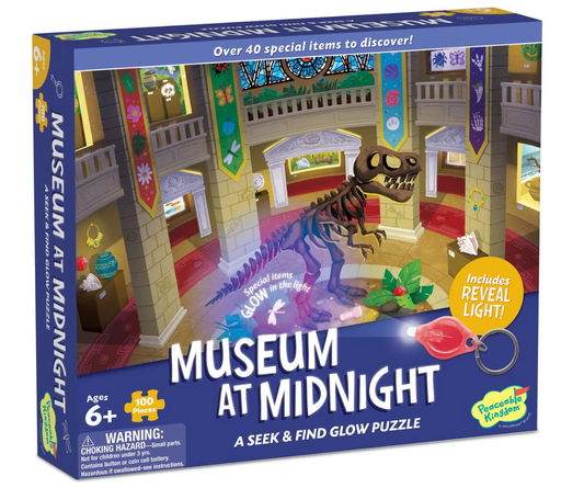 Seek and Find Glow Puzzle - Museum at Midnight