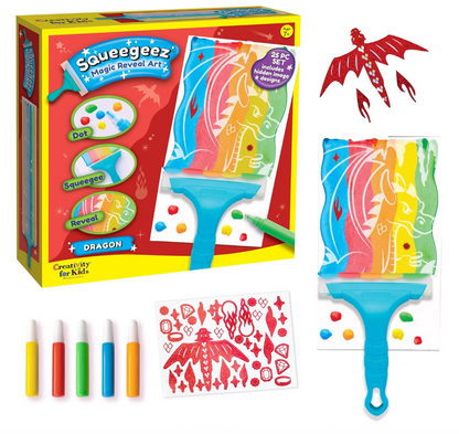 Magic Reveal Squeegee Art - Dragon