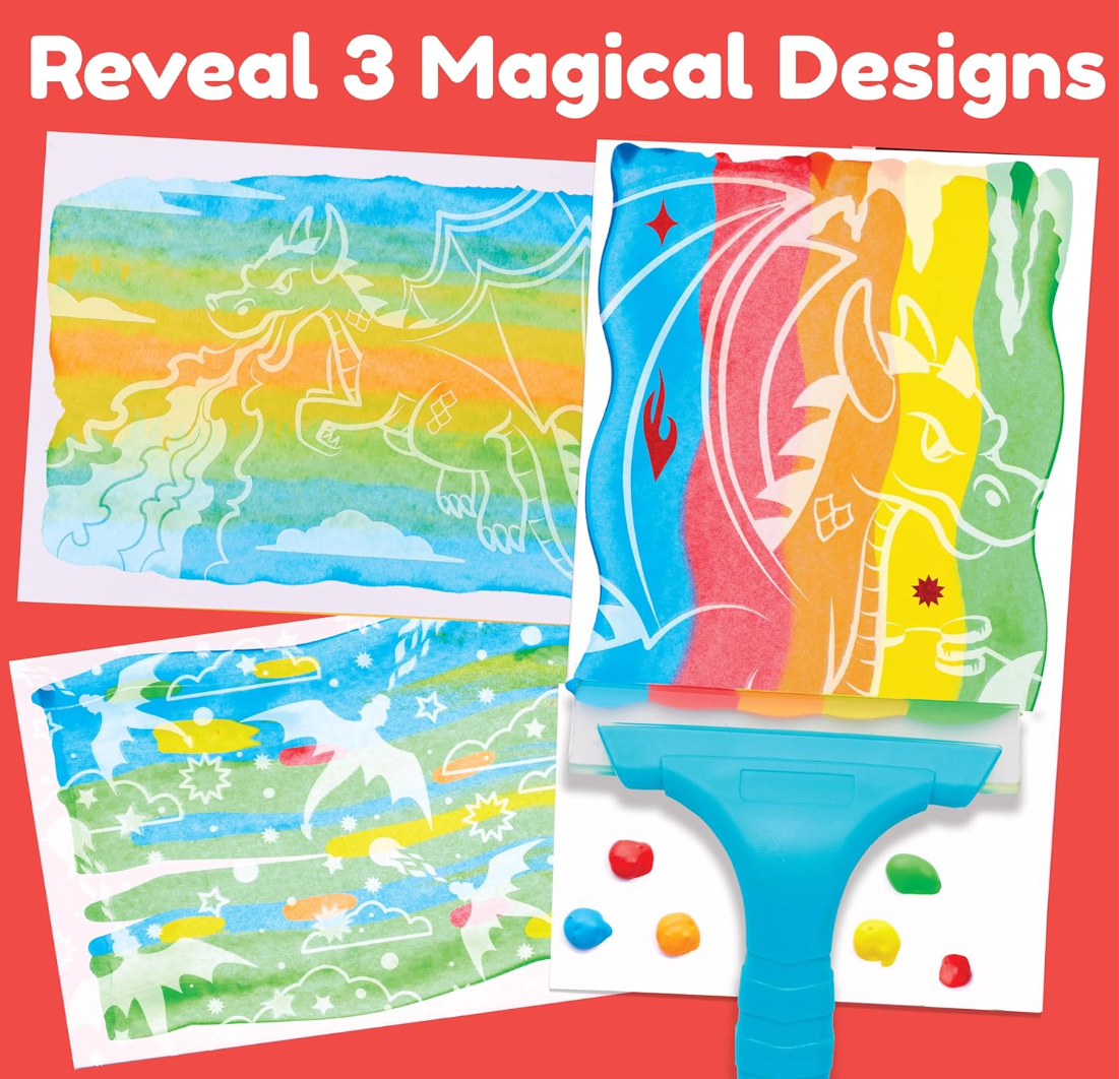 Magic Reveal Squeegee Art - Dragon