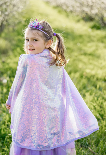 Lilac Sequins Cape
