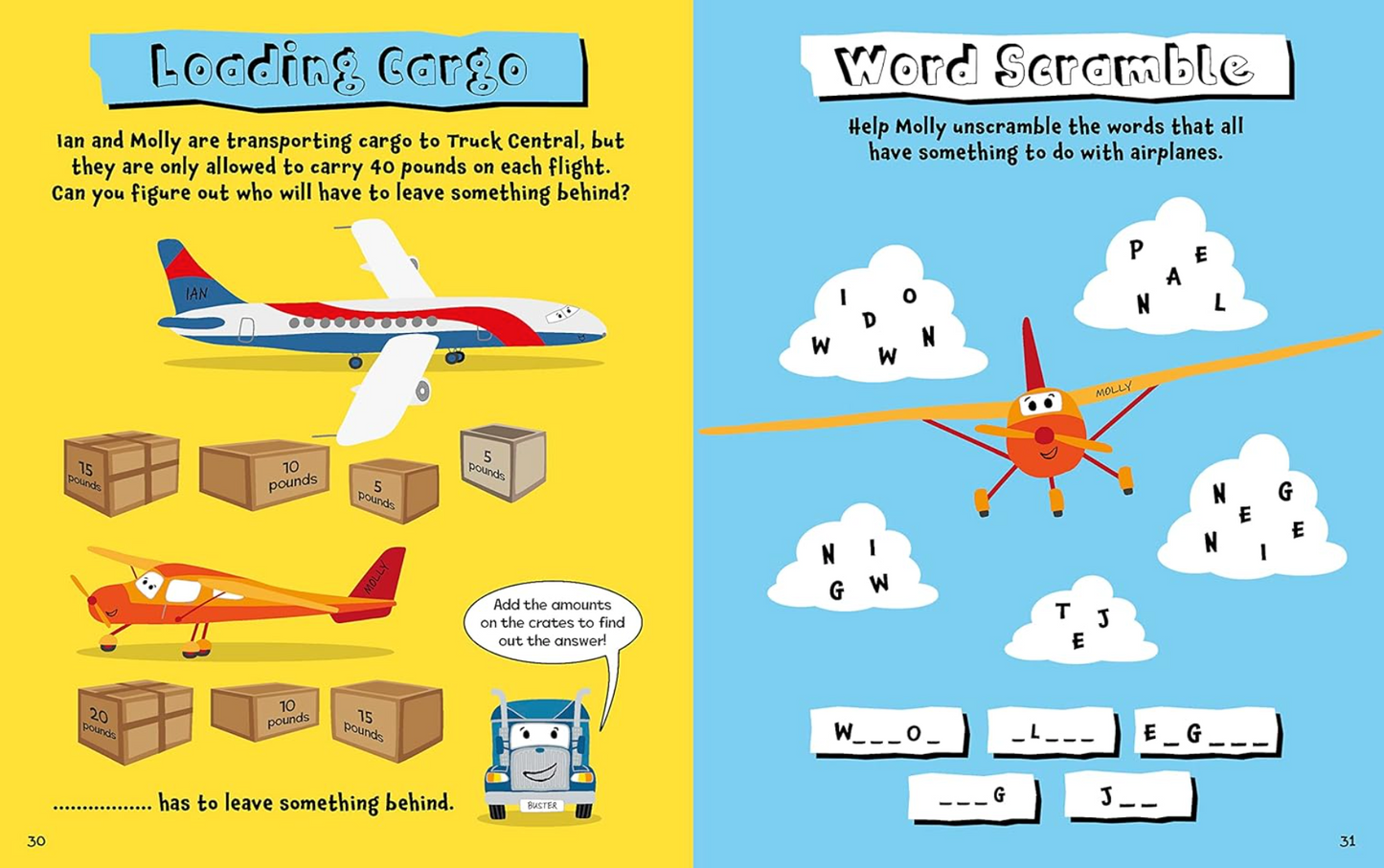 Boredom Busters: Things That Go Sticker Activity