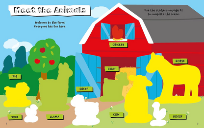 Boredom Busters: Animals Sticker Activity