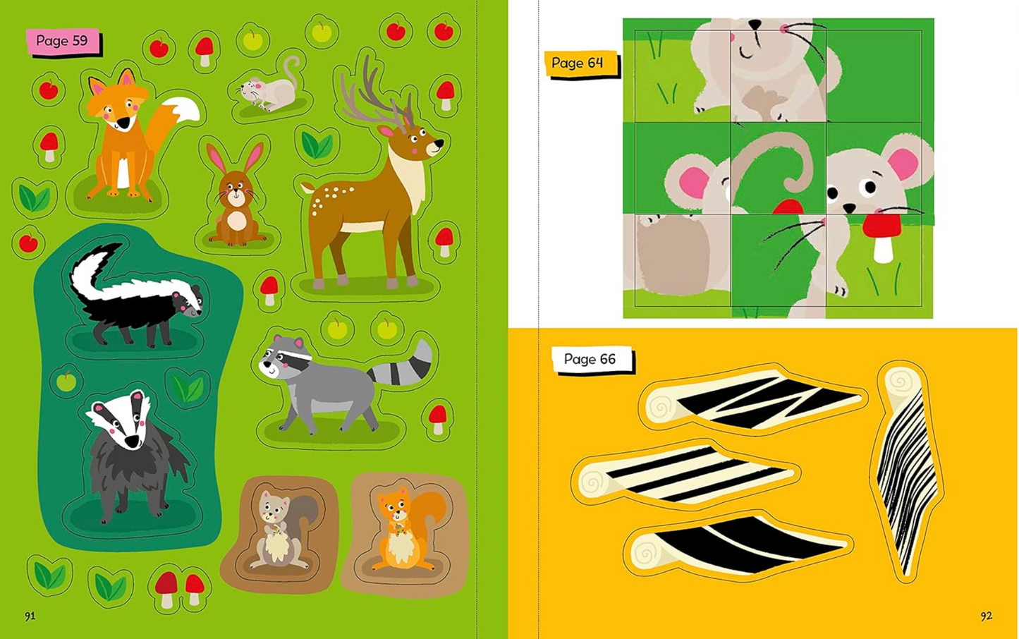 Boredom Busters: Animals Sticker Activity