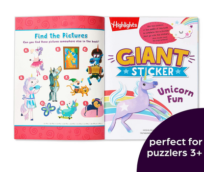 Giant Sticker Unicorn Fun