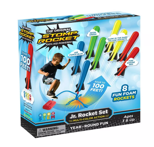 Stomp Rocket Jr. Rainbow Rocket Kit