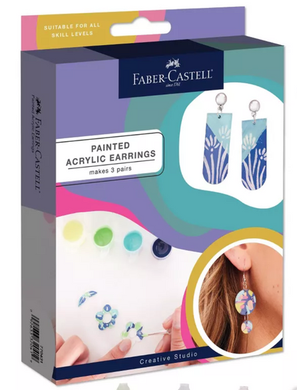 Acrylic Floral Earrings