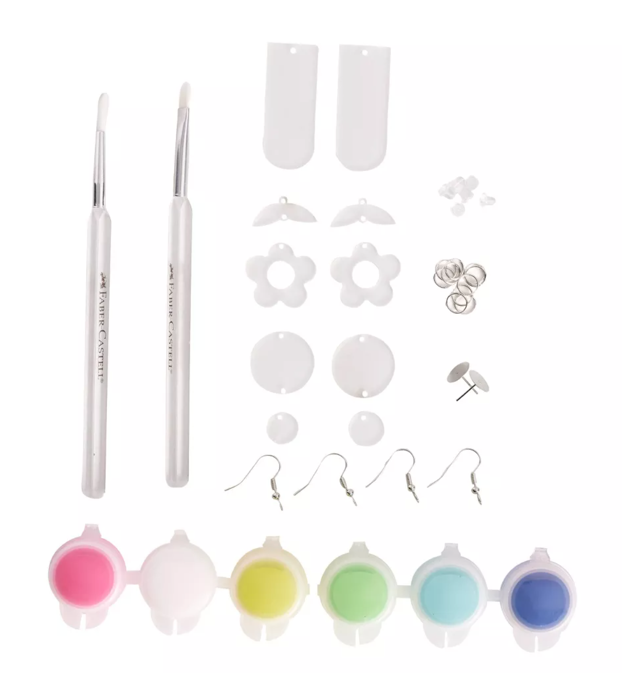 Acrylic Floral Earrings