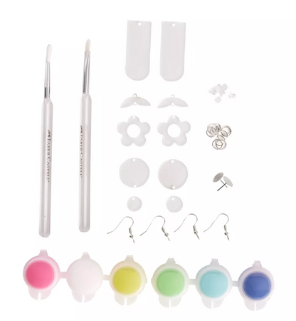 Acrylic Floral Earrings