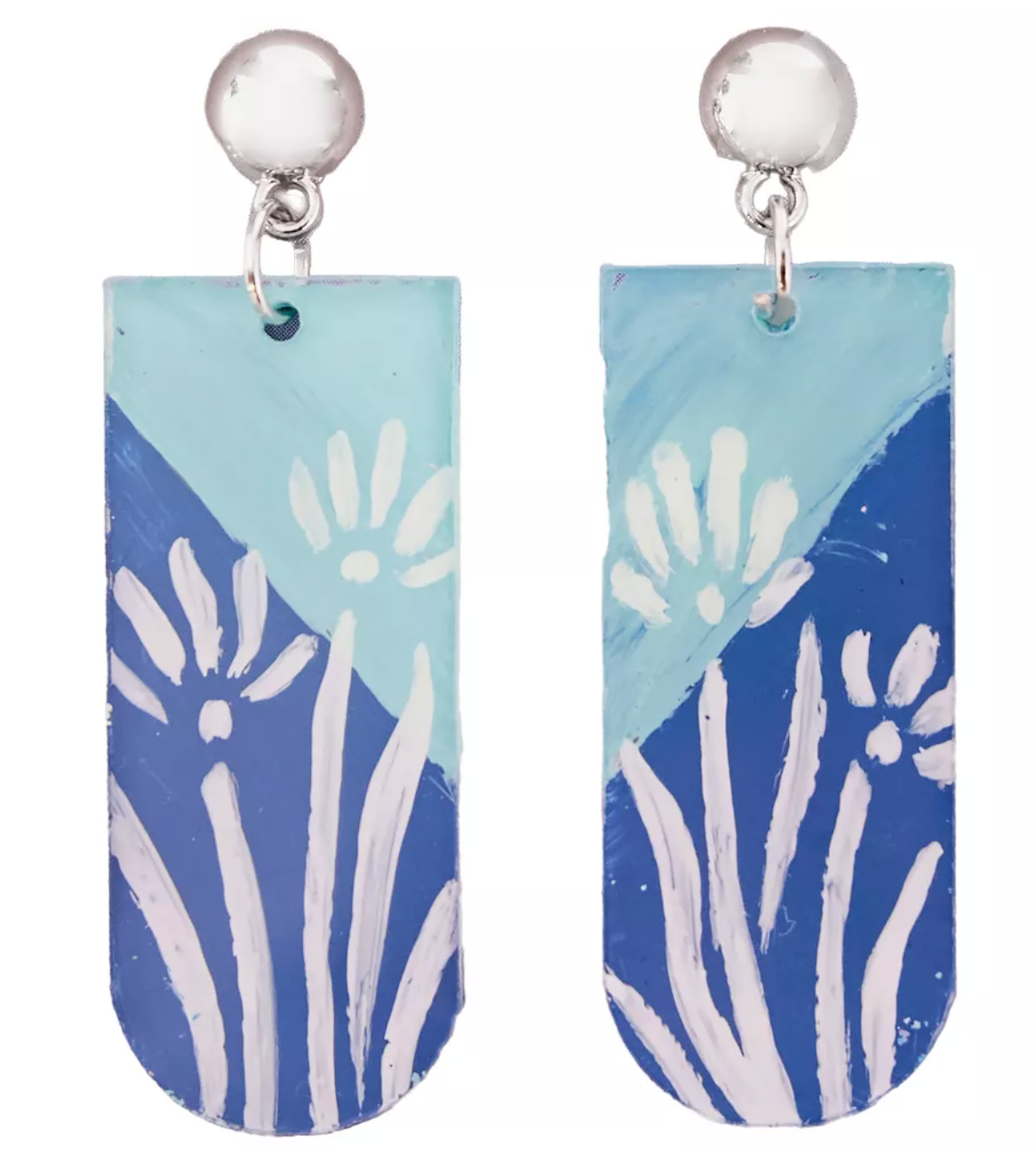 Acrylic Floral Earrings