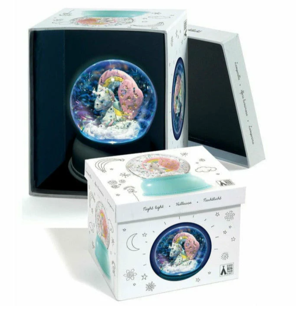 Snowglobe Nightlight Unicorn