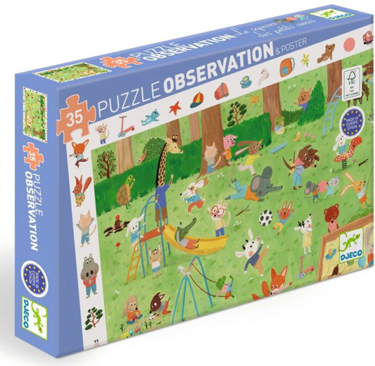 Observation Puzzle Friends' Garden