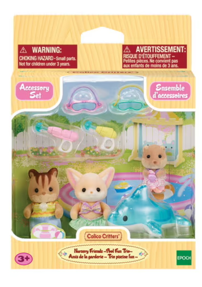 Calico Critters Nursery Friends - Pool Fun Trio