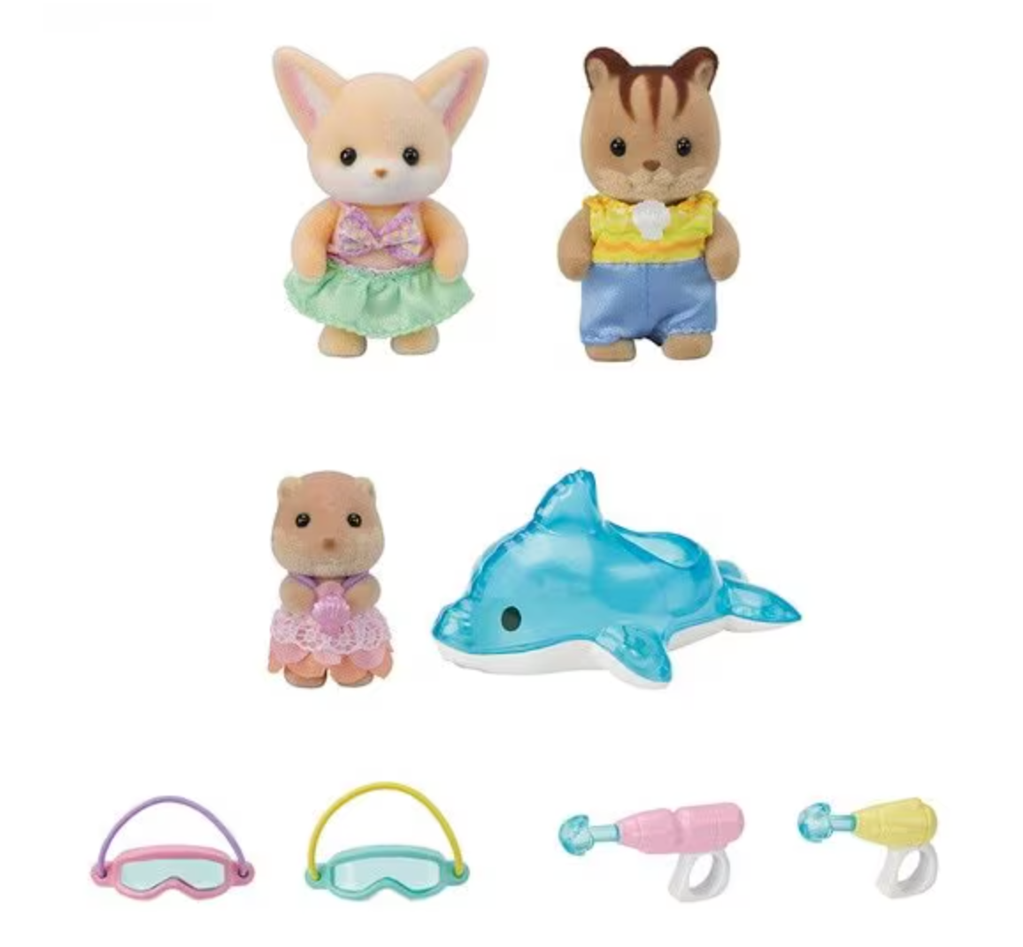 Calico Critters Nursery Friends - Pool Fun Trio