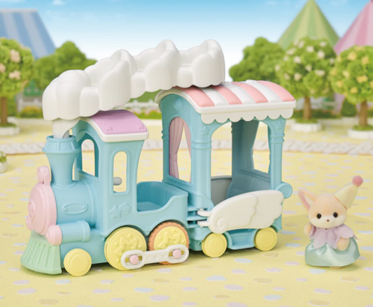 Calico Critters Floating Cloud Rainbow Train