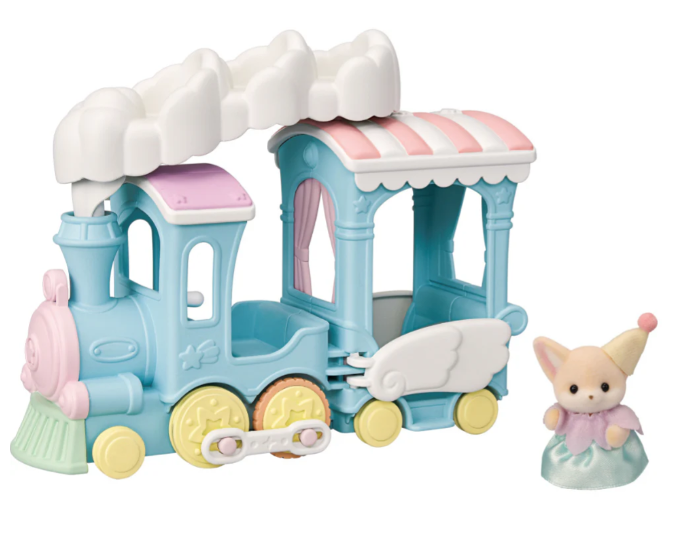 Calico Critters Floating Cloud Rainbow Train