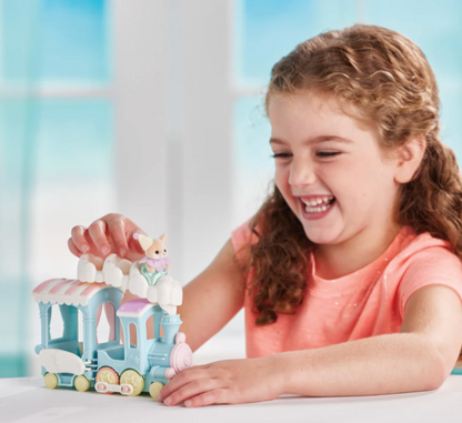 Calico Critters Floating Cloud Rainbow Train