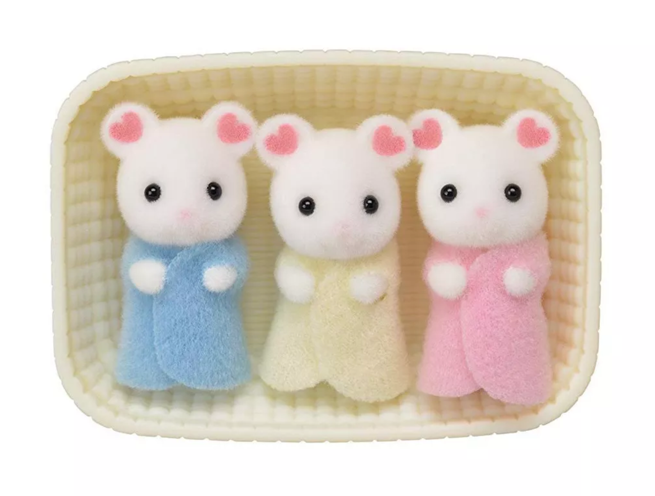 Calico Critters Marshmallow Mouse Triplets