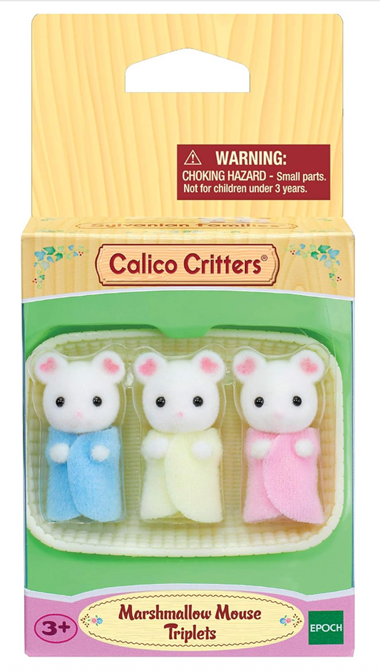 Calico Critters Marshmallow Mouse Triplets