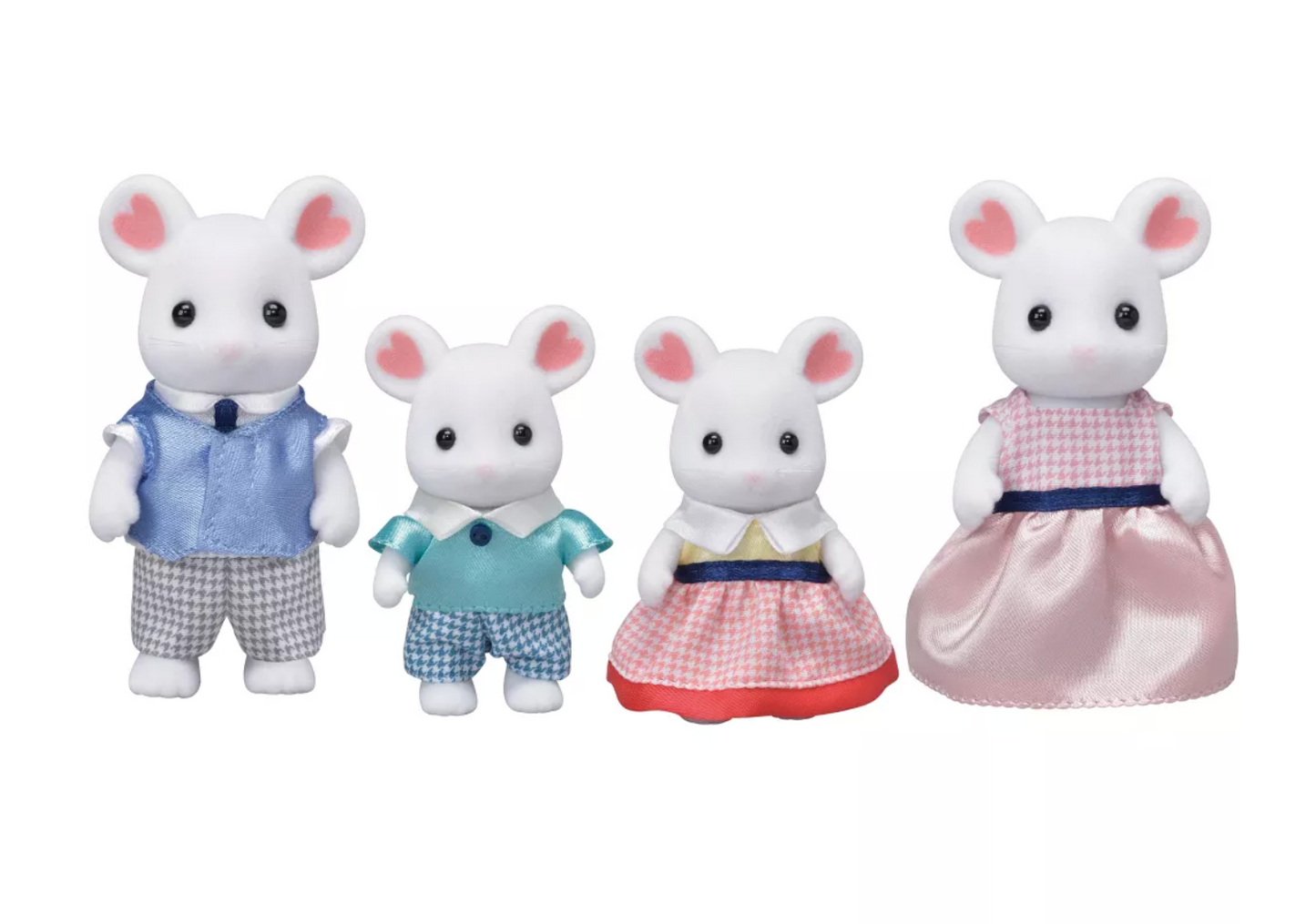 Calico Critters Marshmallow Mouse Family