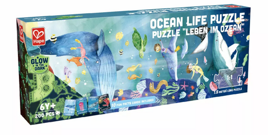 Ocean Life Puzzle Glow in the Dark 200pc