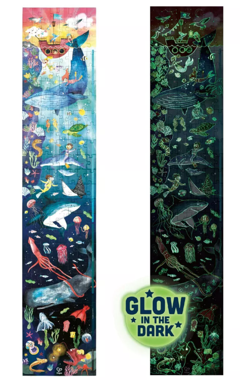 Ocean Life Puzzle Glow in the Dark 200pc