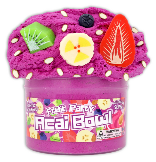 Acai Bowl Fruit Party Slime