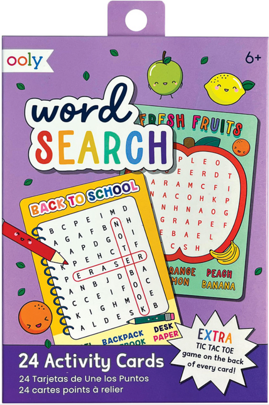 Word Search Activity Cards