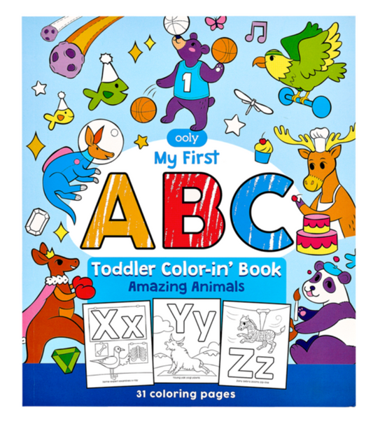 My First ABC Toddler Color-in Book