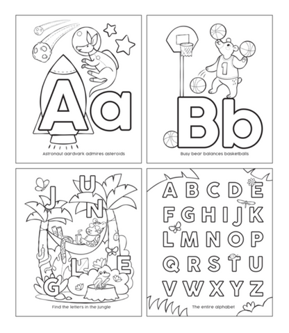 My First ABC Toddler Color-in Book