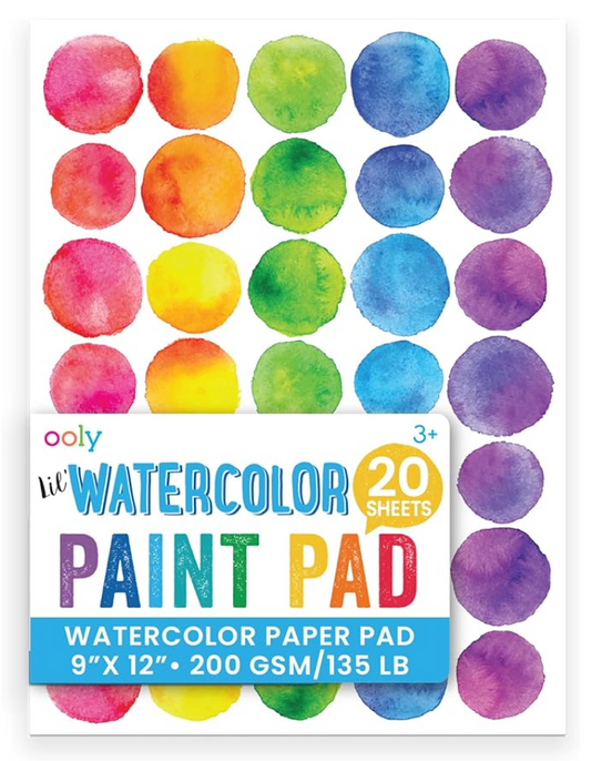 Lil Watercolor Paint Pad 9x12