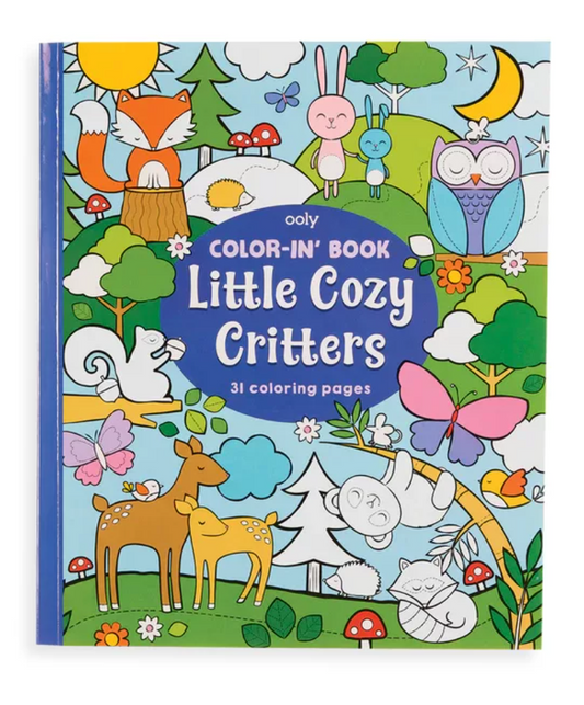 Color-in Book Little Cozy Critters