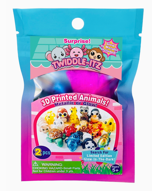 Twiddle-itz 2pc Surprise 3D Animals