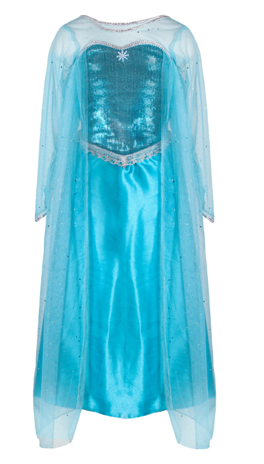Ice Queen Dress with Cape