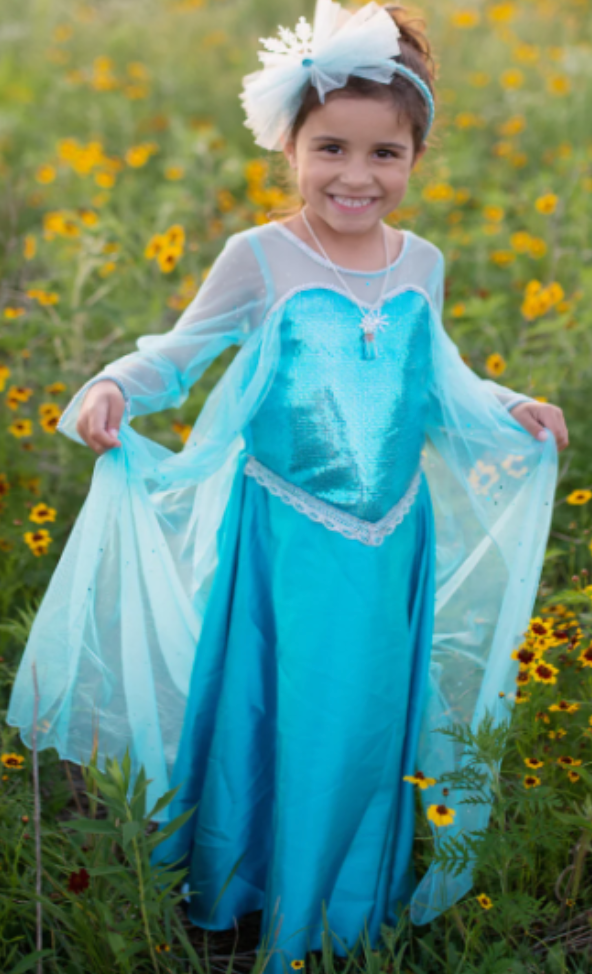 Ice Queen Dress with Cape