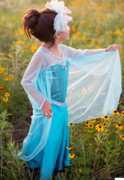 Ice Queen Dress with Cape