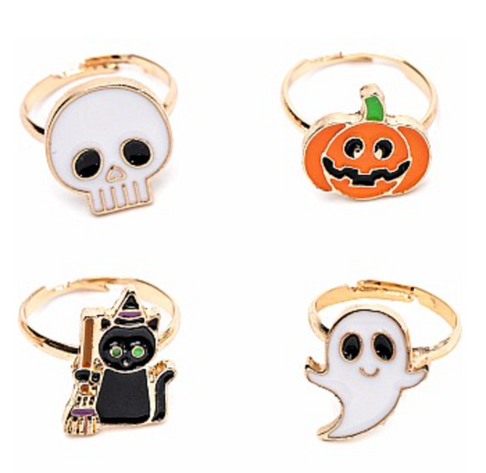 Spooky Wooky Halloween Ring Assortment