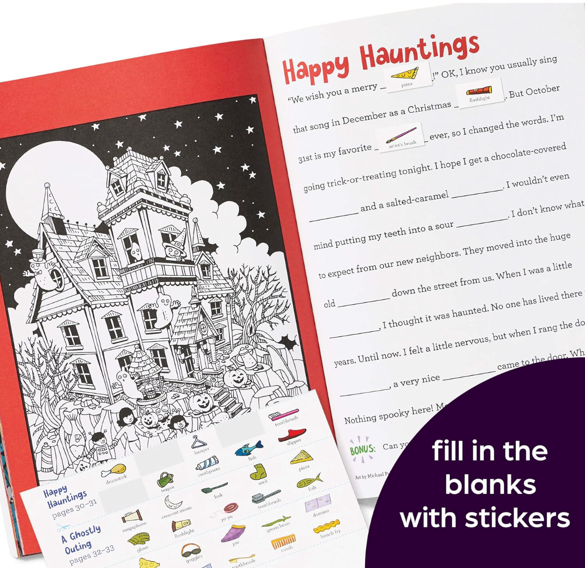 Silly Sticker Stories: Halloween