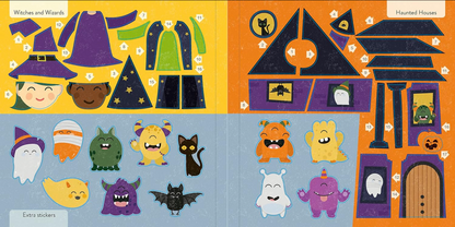 Color with Stickers - Halloween